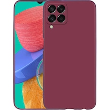 Galaxy Uyumlu M33 Kılıf Klfs Premier Silikon Kapak - Mürdüm Mürdüm