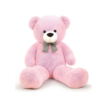 Rengarenk Papyonlu Peluş Ayıcık - 90 CM