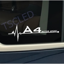 A4 Kelebek Cam Audi Oto Araba Sticker