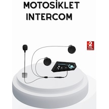 Bt22 Kablosuz Kask Kulaklığı Bluetooth 5.0, Intercom, Su Geçirmez Ve Uzun Ömürlü Batarya