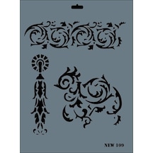 Mey İthalat Rich New Seri N-109 Stencil 35x25 Cm
