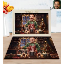 Bk Gift Kişiye Özel Erkek Yılbaşı Karikatür Tasarımlı 1000 Parça Profesyonel Puzzle-6, 1000 Puzzle, Yeni Yıl Hediyesi, Yılbaşı Hediyesi Kobitmeyencom3