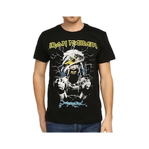 Bant Giyim - Iron Maiden Powerslave Siyah Erkek Tişört