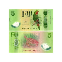 Fiji 5 Dolar 2026 Polymer P 125, Kağıt Para Çil Unc Koleksiyon Para