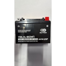 Motosiklet Aküsü 12n6,5l-bs Cg Model Uyumlu 14 6,5 10,5 Cm