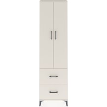 Arges Dolap 2 Raflı 2 Çekmeceli Tek Askılı 60x30x221 Aytaşı-a... Aytaşı