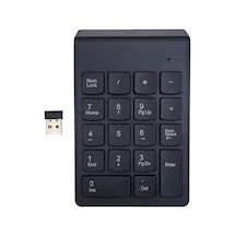 Kablosuz Numerik Keypad 18 Tuşlu Numpad Numara Klavyesi