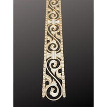 Poliüretan Dekoratif Duvar&tavan Çıta Bordürü -bronz Renk En:10 Cm-boy:100 Cm -duvar Süsü