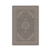 Kartela Halı Aven Halı Jüt Taban Dokuma Halı Antrasit - 80 X 120 Cm
