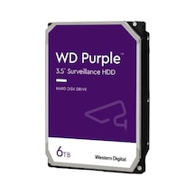 Wd 6 Tb 3.5 Purple Sata3 5400rpm 256mb 7/24 Guvenlık Wd64purz