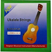 Asm Aegean Ukulele Teli Takım Siyah