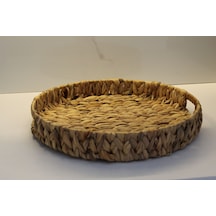 Hbs Art Design Yuvarlak Hasır Tepsi 35 Cm