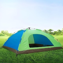 Mobee 6 Kişilik Otomatik Kamp Çadırı 220 X 250 X 165 Cm Otamatik Kurulum Pop-up Aile Çadırı Mkmp-0084a Çok Renkli