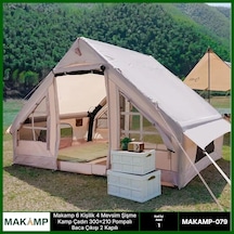 6 Kişilik 4 Mevsim 2 Kapılı Tavan Pencereli Şişme Çadır 300 210 200cm Çok Renkli 6 Kişilik 4 Mevsim 2 Kapılı Tavan Pencereli Şişme Çadır 300 210 200cm Çok Renkli