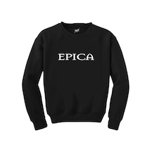Epica Logo Siyah Sweatshirt Siyah
