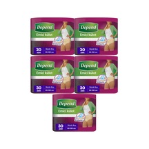 Depend Emici Külot Kadın Hasta Bezi Büyük Boy 5 x 30'Lu