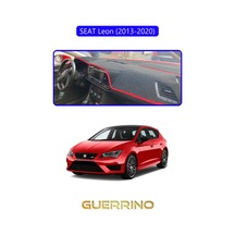 Seat Leon 2013-2020 Torpido Koruma Halısı Mavi Kenar