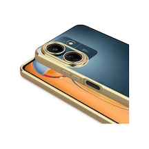 Noktaks - Xiaomi Uyumlu Xiaomi Poco C65 - Kılıf Kamera Korumalı Tatlı Sert Omega Kapak - Rose Gold