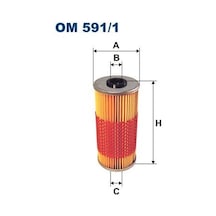 Fıltron Om591/1 Yag Fıltresı W124 93 95 W210 96 97 W140 91 98 C140 92 99 W124 91 93 R129 89 92