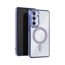 Samsung Galaxy Uyumlu A15 4g Joke Simli Magneticsafe Kılıf - Mavi Bz8683140894511