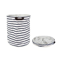 Fortunelane Hızlı Katlanır 38x48cm Çamaşır Sepeti, Dekoratif Çok Renkli Çok Renkli