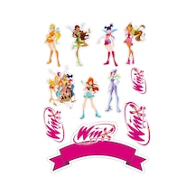 Winx Yenilebilir Cupcake Ve Pasta Resim Baskı