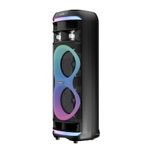 Md-64bt 60w 1 Adet Kablosuz Mikrofonlu Usb+tf+tws+aux+bt Destekli Siyah Ses Sistemi-132118