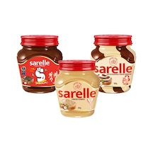 Sarelle 350 Gr Kakaolu Fındık Kreması - Duo - Fındık Ezmesi 3 Lü Karma Paket