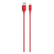 Ttec Alumicable Lightning Kablo Kırmızı 1.2M - 2Dk16K (410825503)