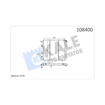Kale 0508062pa Radyatör R19 1.4- 1.6 Enj 2 Sıra Cu Pl Sistem 7702253648- 7702247653