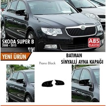 Skoda Superb B6 Sinyalli 2008-2015 Batman Yarasa Ayna Kapağı Pian