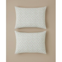 English Home Bloom Crest Kolay Ütülenir 2'li Yastık Kılıfı 50x70 Cm Yeşil