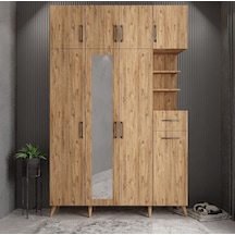 Açelya Portmanto Vestiyer Çam  180 CM M11