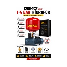 Deko Dkt241kr 1 Hp 24 Lt Otomatik Hidrofor 4 Kat 4 Daire Uyumlu Jet Su Pompası Bakır Hidrofor