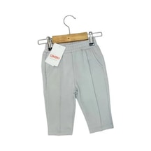 Çikoby Kız Çocuk Pamuklu Şardonlu Eşofman Alt-13584 Gri