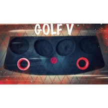 Elyaflı Volkswagen Golf 4 5 6 7 Pandizot Polyesterli Kabartmalı Portlu 4oval 2x10
