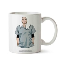 Greys Anatomy Mk Porselen Kupa Bardak Beyaz