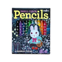 Eeboo Yumi 12li Mini Kuru Boya Kalemi - Bunny Çok Renkli