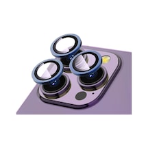 Noktaks - iPhone Uyumlu 12 Pro Max - Kamera Lens Koruyucu Safir Parmak İzi Bırakmayan Anti-reflective Cl-12 - Mavi