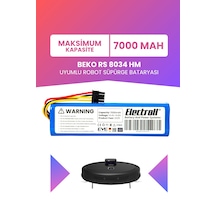 Beko Rs 8034 Hm Uyumlu Batarya 7000mah Robot Süpürge Bataryası