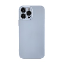Apple iPhone Uyumlu 13 Pro Max Kılıf Nano İçi Kadife Silikon - Sky Blue Bzsxx00 1