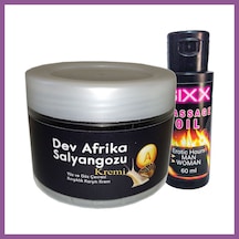 Bezos Bonie Giant Ksıxx:26 Afrikasalyangozu Kremi Yaşlanma Kàrşıtı Dev Salyangoz 100ml + 60 Ml Sıxx Masaj Yağı Rengaren