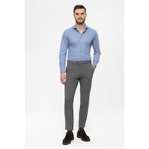 Antioch Erkek Aksesuar Detaylı Slim Fit Pantolon Gri