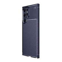 Magicool Samsung Galaxy Uyumlu S25 Ultra Kılıf Auto Focus Karbon Kapak - Lacivert