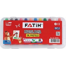 Fatih Pastel Boya 12 Renk King Size Çantalı Çok Renkli
