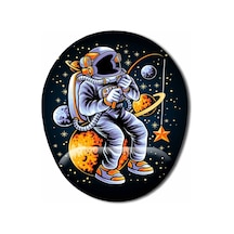 Astronot Balık Olta Mouse Pad Mousepad