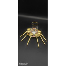 Ikon Mat Gold Nescafe Çay  Kaşık Gold