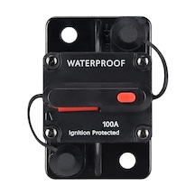 Waterproof Obus Karavan Dc Sigorta 100 Amper Otomatik Sigorta