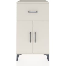 Hyperion Komodin Tek Raflı Tek Çekmeceli 2 Kapaklı 60x44x106 ... Aytaşı