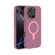 Joko Apple Uyumlu iPhone 16 Pro Max Z Silikon Magsafe Kapak - Mor Çok Renkli